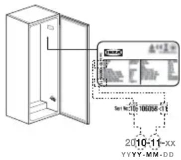 IKEA TYNNERÅS 105.679.50 - Vörulýsing - 2