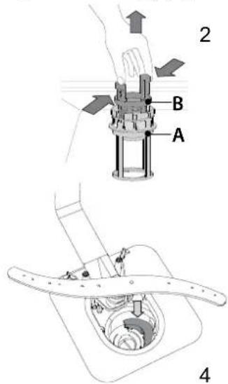 IKEA LAGAN 005.680.16 - Non utilizzare mai la lavastoviglie priva dei filtri o con i filtri allentati. - 2
