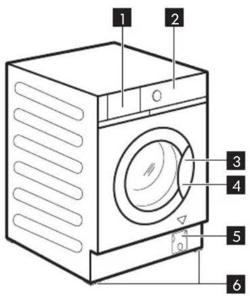 IKEA TVÄTTAD 205.788.11 - Appliance overview - 1