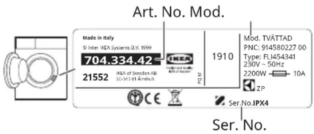 IKEA TVÄTTAD 205.788.11 - Lista de comprobación - 3