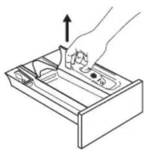 IKEA TVÄTTAD 205.788.11 - Limpar a gaveta do distribuidor de detergente e a cavidade da gaveta - 2
