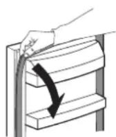 IKEA FORSNÄS 305.729.84 - De affdichtrubbers van de deur schoonmaken - 1