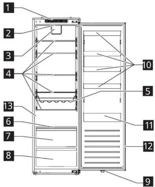 IKEA FORSNÄS 305.729.84 - Elementy urzadzenia - 1