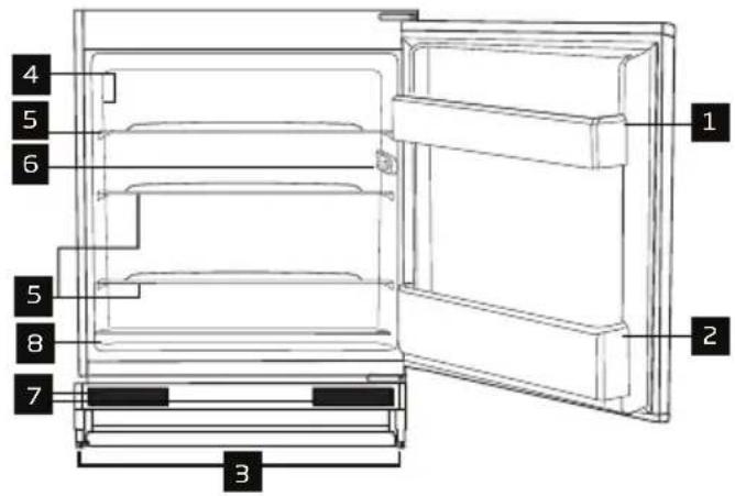 IKEA FASTNÄS 105.680.06 - Tuotekuvaus - 1