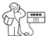 IKEA FASTNÄS 105.680.06 - Як зв'язатися з нами, якщо вам необхідно наше сервісне обслуговування - 1