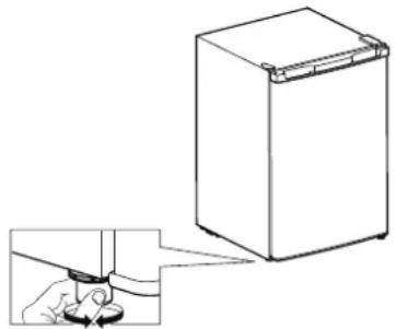 IKEA LAGAN 305.788.01 - Het apparaat waterpas stellen - 1
