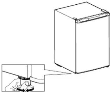 IKEA LAGAN 305.788.01 - Nivelación del aparato - 1