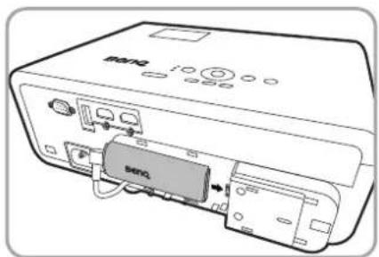 BENQ TK710STi - Installer le dongle Diffusion média HDMI QS02 - 3