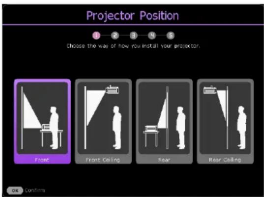 BENQ TK710STi - Mise en marche du projecteur - 2