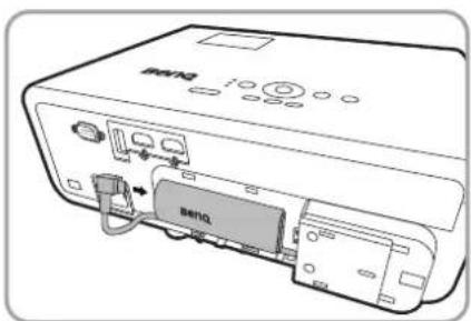 BENQ TK710STi - Installer le dongle Diffusion média HDMI QS02 - 2