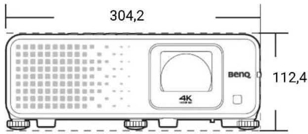 304,2 112,4 4K benq