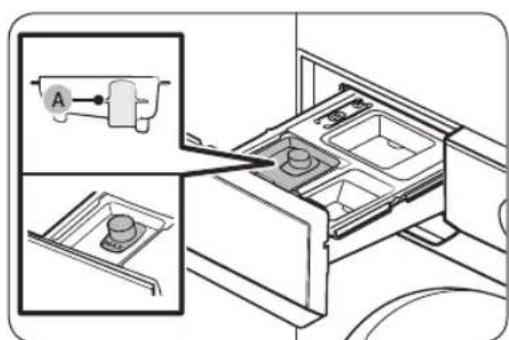 SAMSUNG WH46DBH100EW - To add washing agents to the detergent drawer - 1