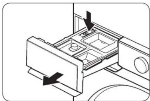 SAMSUNG WH46DBH100EW - Tiroir à lessive - 1