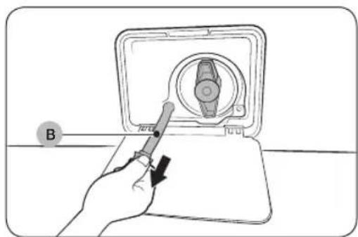 SAMSUNG WH46DBH100EW - Vidange d'urgence - 3