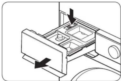 SAMSUNG WH46DBH100EW - Detergent drawer - 1
