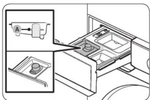 SAMSUNG WH46DBH100EW - Para agregar productos de lavado en el cajón para detergente - 1