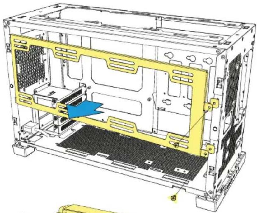 Sharkoon Rebel C20 ITX - Installer le radiateur sur le panneau latéral - 1