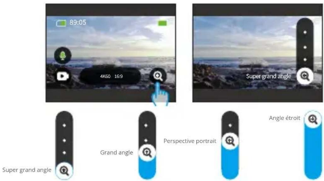 Akaso Brave 8 Lite - Zoom avant ou arrière - 1