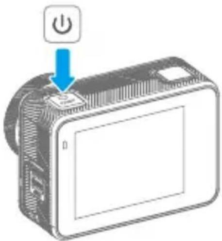 Akaso Brave 8 Lite - Mise sous tension de l'appareil - 1