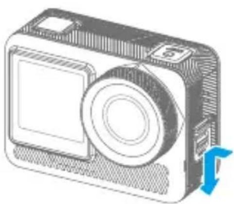 Akaso Brave 8 Lite - Installer la carte Micro SD - 1