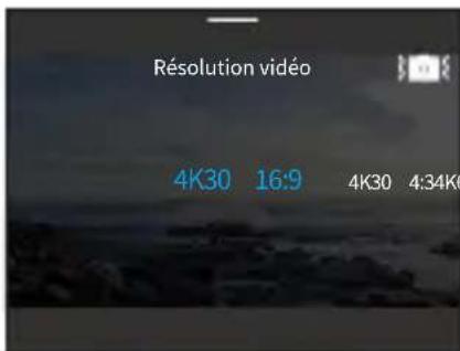 Akaso Brave 8 Lite - Réglage de la résolution - 2