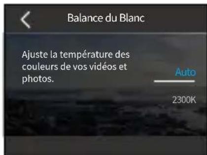 Akaso Brave 8 Lite - Balance de blanc - 2