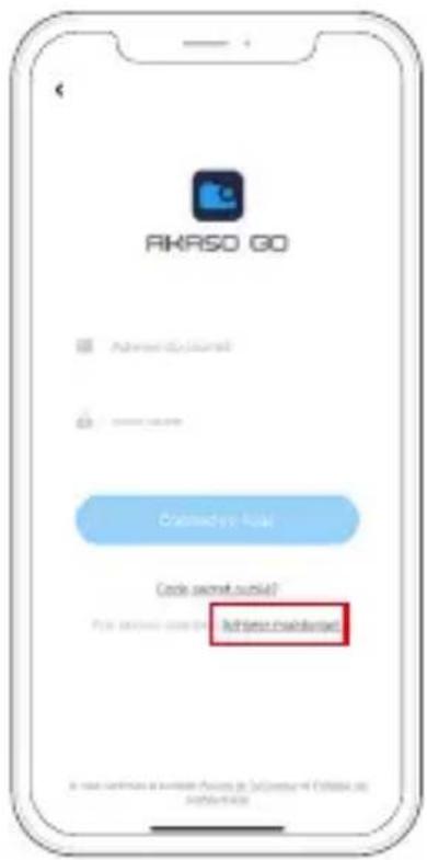 Akaso Brave 8 Lite - Créer un compte pour l'application AKASO GO - 2