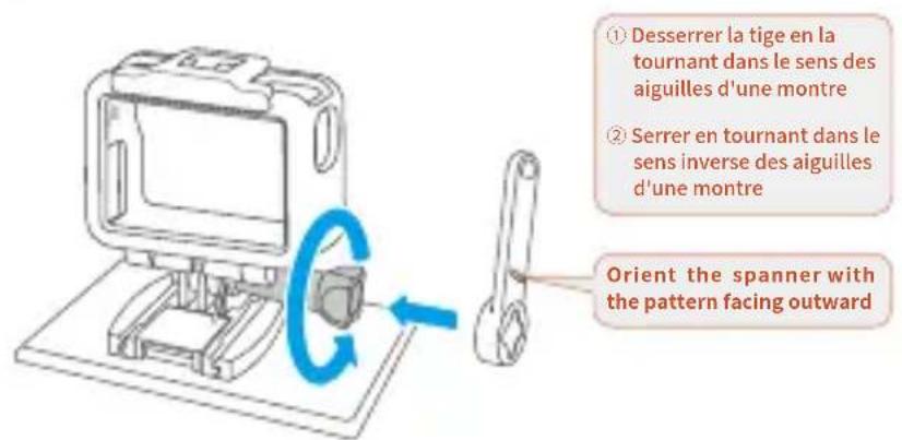 Akaso Brave 8 Lite - Détachez le cadre de l'appareil photo de la boîte d'emballage - 1