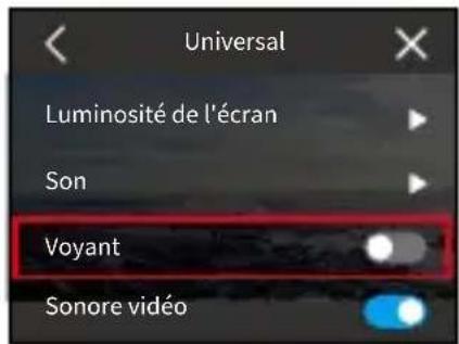 Akaso Brave 8 Lite - Voyant - 2