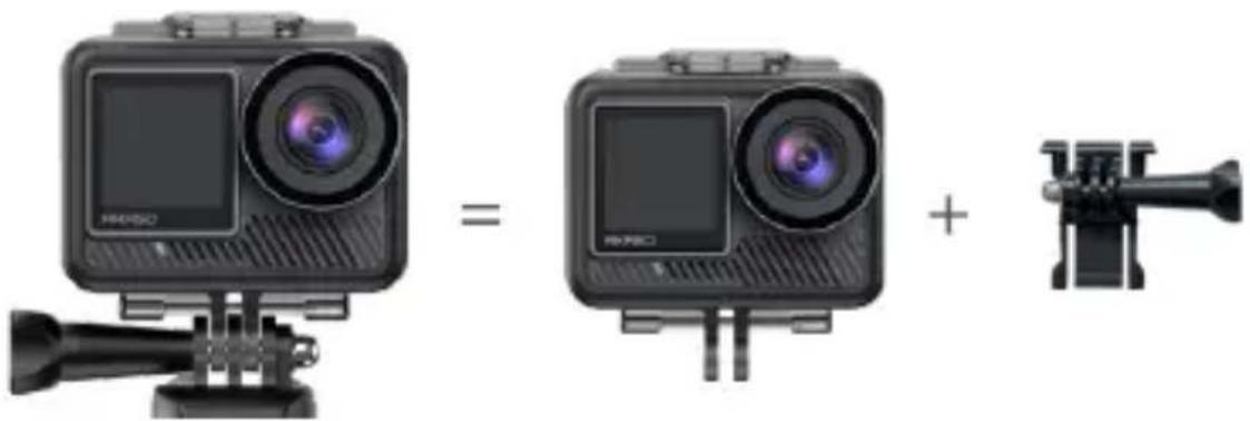 Akaso Brave 8 Lite - Monter votre caméra d'action Brave 8 Lite - 2