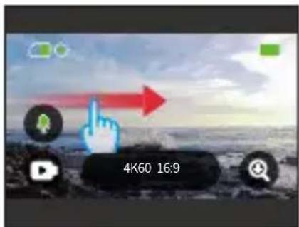 Akaso Brave 8 Lite - Changement rapide de mode - 3