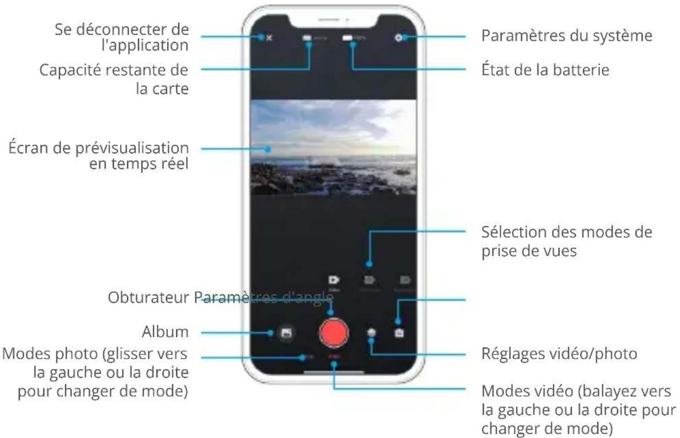 Akaso Brave 8 Lite - Interface utilisateur - 1