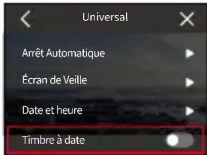 Akaso Brave 8 Lite - Timbre à date - 2