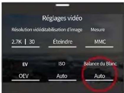 Akaso Brave 8 Lite - Balance de blanc - 1