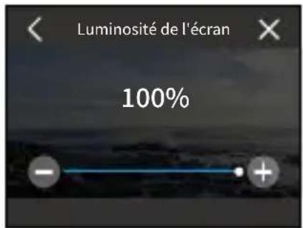 Akaso Brave 8 Lite - Luminosité de l'écran - 2