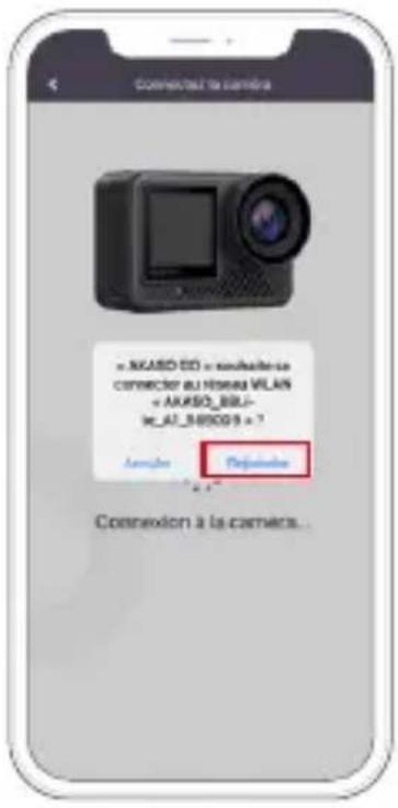 Akaso Brave 8 Lite - Connexion à l'application AKASO GO via Wifi - 5