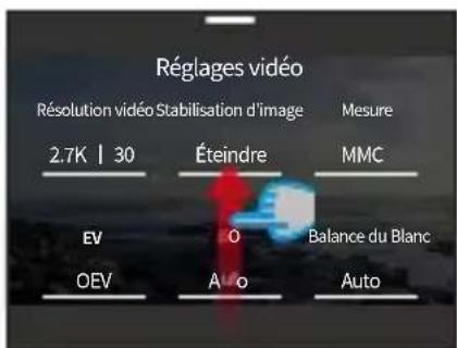 Akaso Brave 8 Lite - Paramètres vidéo - 3