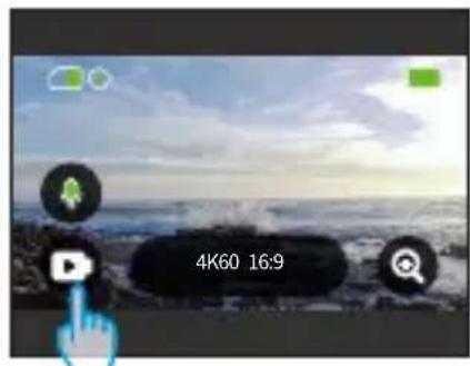 Akaso Brave 8 Lite - Changement rapide de mode - 1