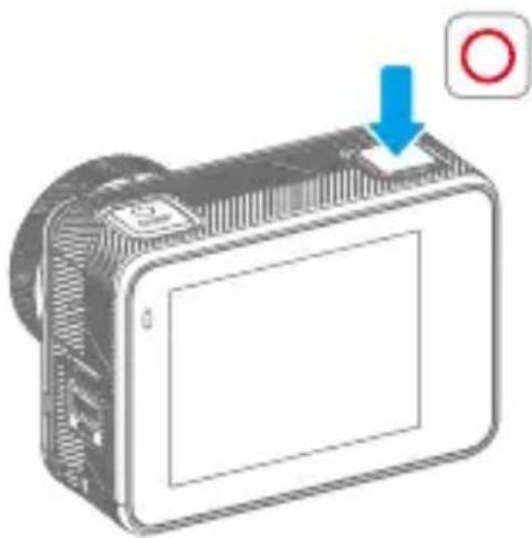 Akaso Brave 8 Lite - Utilisation du bouton de l'obturateur - 1