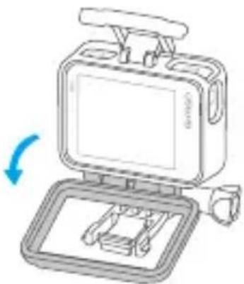 Akaso Brave 8 Lite - Sortir l'appareil photo de son cadre - 2
