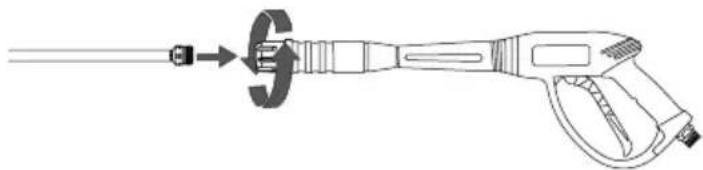 Simpson Megashot MS61367 - Assemble the spray gun - 1
