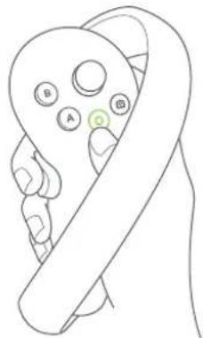 Pico 4 - ② Accendere il controller - 1