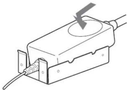 SONY LMD-4420 - Branchement de l'adaptateur secteur au moniteur - 2