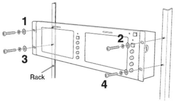 SONY LMD-4420 - Installing to the rack - 1