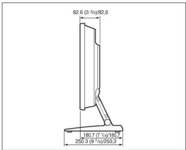 SONY LMD-232W - 경고 - 6