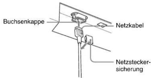 SONY LMD-232W - Anschließen des Netzkabels - 1