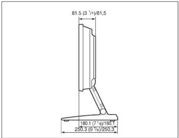 SONY LMD-232W - 경고 - 3