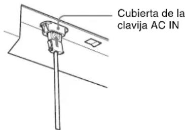 SONY LMD-232W - Conexión del cable de alimentación de CA - 2