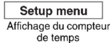 SONY HVR-1500A - Affichage du compteur horaire numérique - 2