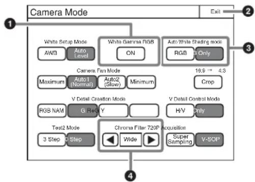 SONY MSU-1000 - Menu Config - 1